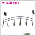 Bulk solid metal door hook in moon shape